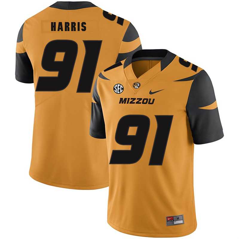Missouri Tigers 91 Charles Harris Gold Nike College Football Jersey Dzhi,We sell and wholesale Missouri Tigers 91 Charles Harris Gold Nike College Football Jersey Dzhi on line form chian!